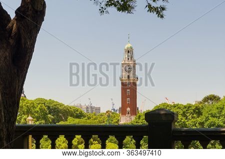 Buenos Aires, Argentina, December 27, 2015: The Torre Monumental Is A Monument Located In The Retiro