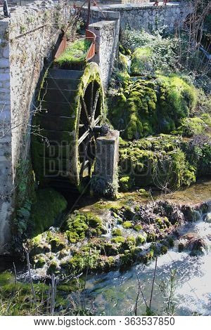 Springs Of Kryas In Livadeia Boeotia Greece