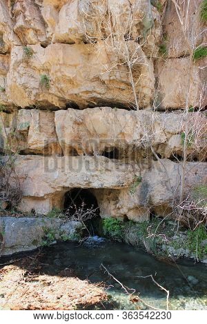 Springs Of Kryas In Livadeia Boeotia Greece
