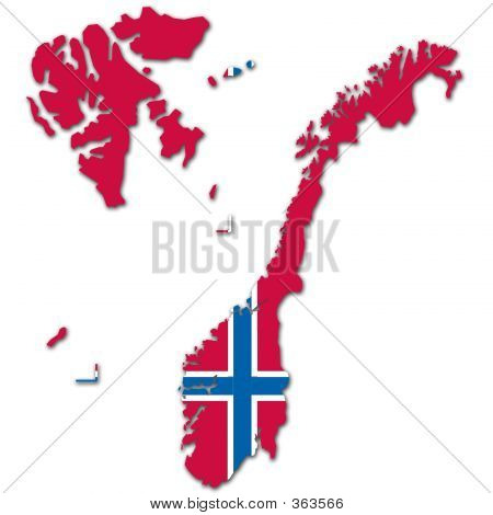 ノルウェーのマップ、フラグ