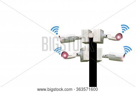 Cctv Camera System, 180 Degree Leaf Edge Fence Technology
