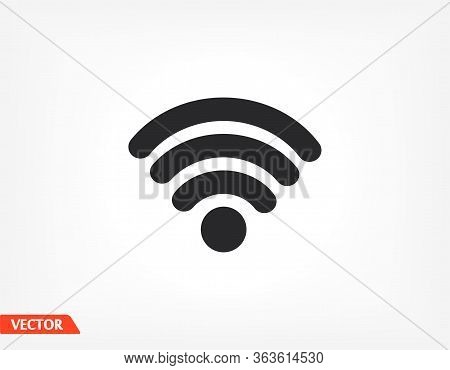 Wi-fi Icon. Vector Wi-fi Eps 10. Wi-fi Icon. Made For Your Phone Site And Use. Wi-fi Flat Design.