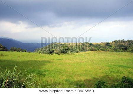 Landscape Of Mountain Plain
