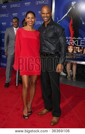 Los Angeles - AUG 16: 40kilometrová Richardson-Whitfield, Dondre T Whitfield dorazí na 