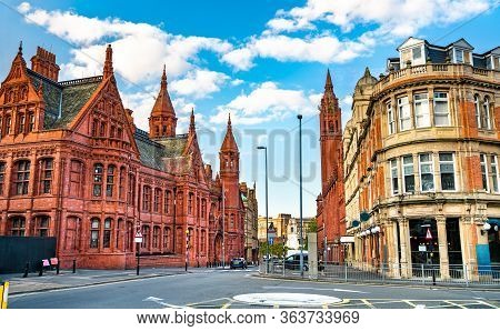 Methodist Central Hall And Victoria Law Courts, Historic Buildings In Birmingham, England