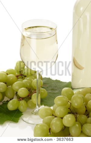 Vino en un vaso