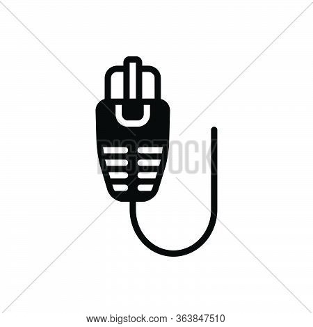 Black Solid Icon For Lan Network Wan Ocal Area Network