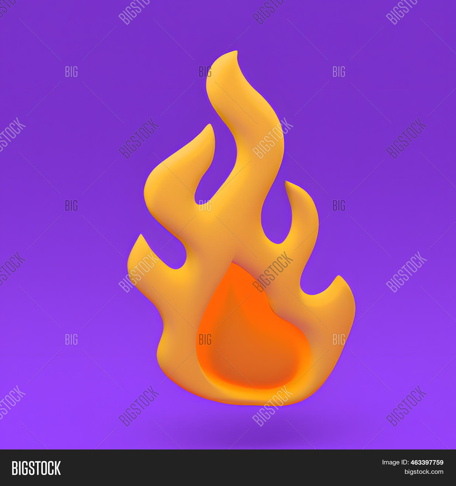 Render Cartoon Fire Image & Photo (Free Trial) | Bigstock
