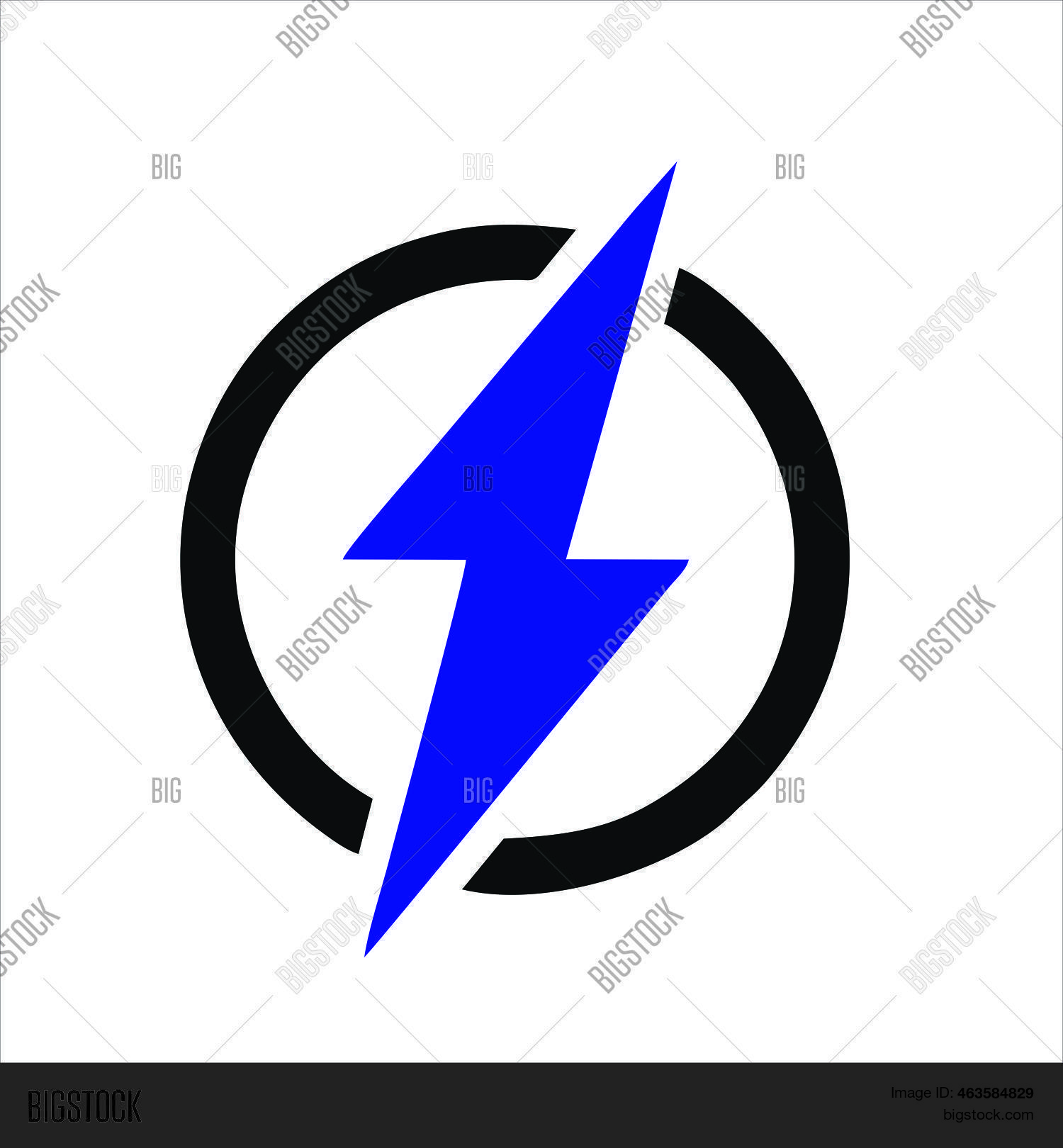 Electric Bolt Flash Vector & Photo (Free Trial) | Bigstock
