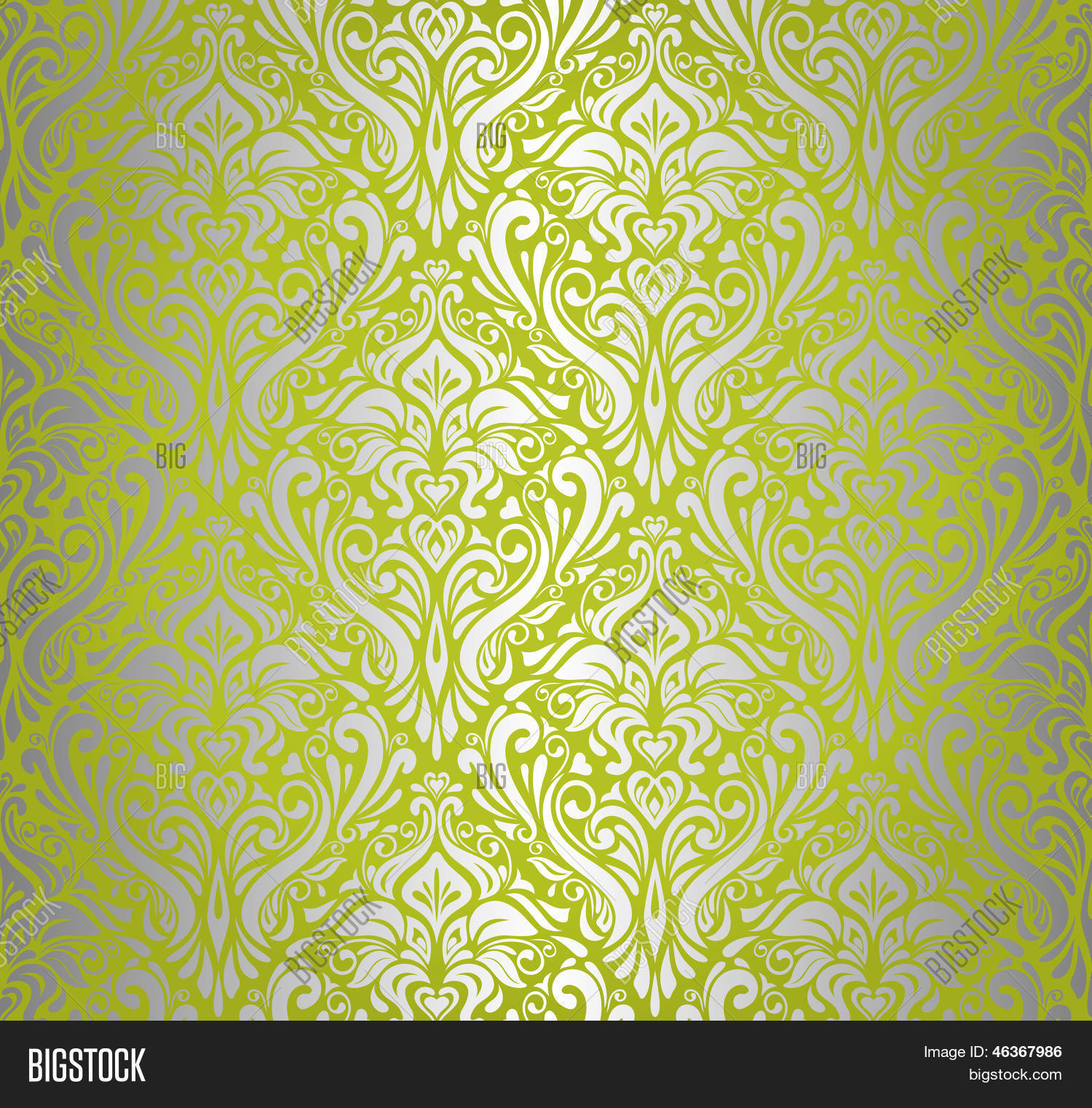 Green & Silver Vector & Photo (Free Trial) | Bigstock