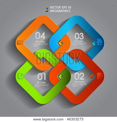 vector paper progress steps for tutorial