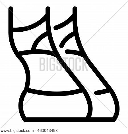 Horse Leg Protection Icon Outline Vector. Race Sport. Cup Fast