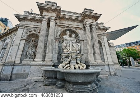 Vienna, Austria - May 17, 2022: The Albertina Is A Museum In The Innere Stadt Of Vienna, Austria.