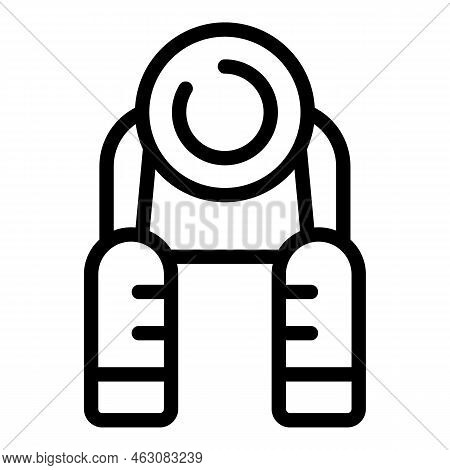 Training Espander Icon Outline Vector. Sport Hand. Power Exercise
