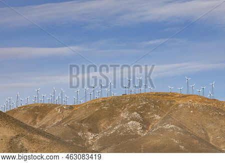 Wind Energy For Producing Electricity In California, Usa Covers A Huge Amout Of Energy
