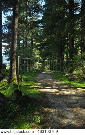 Save Environment Sign Board In Van Vihar National Park In Manali, Himachal Pradesh, India