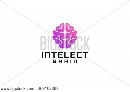 Smart Creative Intelect Brain Education Logo Design
