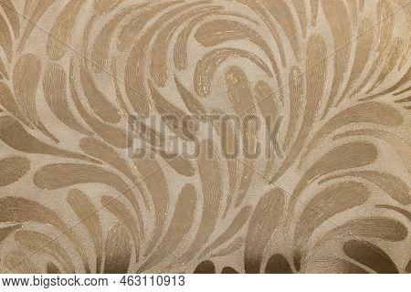 Wallcovering Background Pattern With Geometric Ornament. Seamless Pattern, Texture