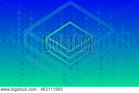 Stratis-strax Virtual Currency Images. 3d Illustration. Coin Logo.