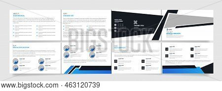 Medical, Health Care Modern Landscape Fourfold Brochure Presentation, Creative Health Service Templa
