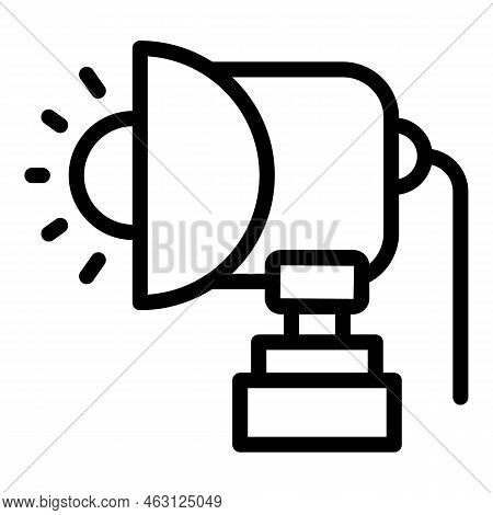 Air Show Light Icon Outline Vector. Cinema Screen. Open Night