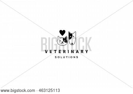 Veterinary Template Vector Editable Logo Design Solutions