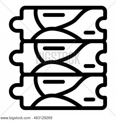 Decor Material Icon Outline Vector. Floor Tile. Interior Home