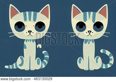 Animal Cat Kitty Pet Cartoon Anthropomorphic Anthropomorphized Kitten Comic