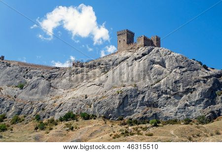 Medieval Fortress With Towers