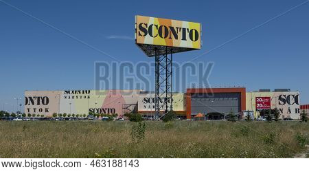 Bratislava, Slovakia - August, 4, 2022 : Sconto Furniture Store. Sconto Is A German Retail Company I