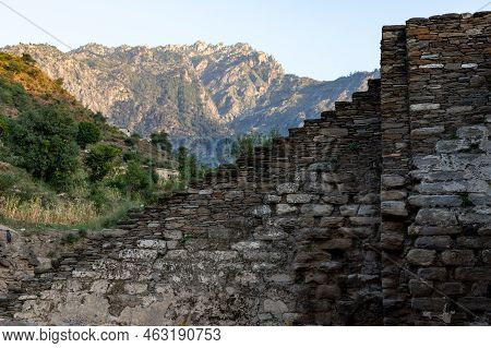 The Main Stairs Of Amluk Dara Stupa. It Is Situated About 2km On The North Of Nawagai Village In The
