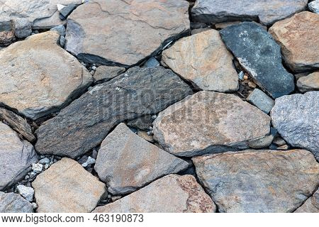 The Rocks Were Used To Built The Floor Of Amluk Dara Stupa