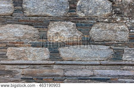 The Wall Of The Amluk Dara Stupa Believed To Be Built In The 2nd-9th Ce