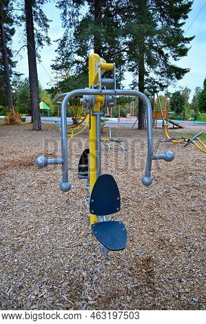 Outdoor Gym In Public Garden Kumla Sweden