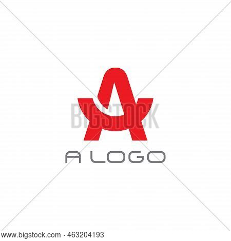 Letter A Smile Logo Design Simple And Clean Design