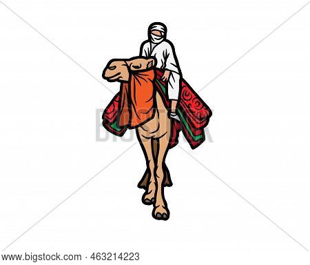 Camel Vector Or Illustration Animals Logo Drawing 3d Graphics Pets Wildlife Colorful Single Camel Si