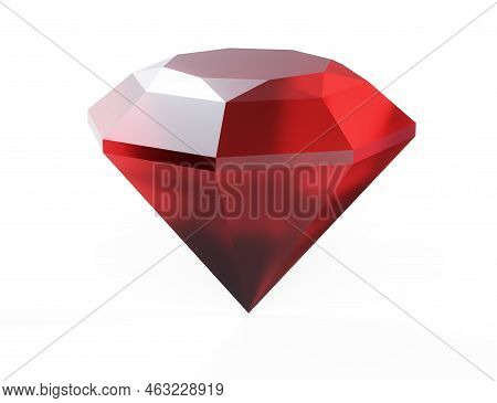 Red Diamond On White Background Transparent, Red, Crystal, Jewel, Luxury, Gemstone,