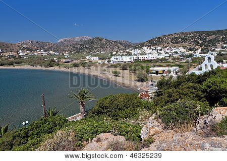 Plaża na wyspie Syros, Grecja