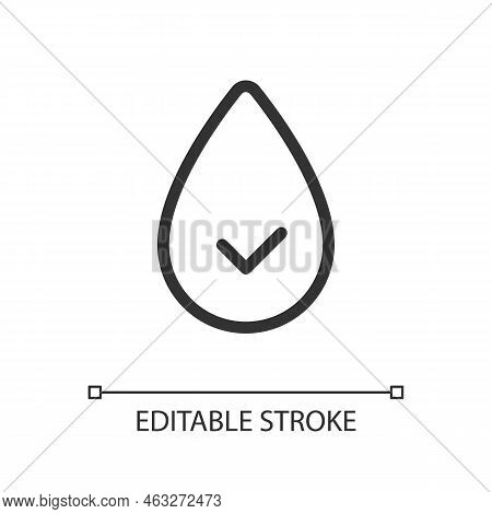 Hydration Pixel Perfect Linear Ui Icon. Water Consumption. Stay Hydrated. Healthy Lifestyle. Gui, Ux