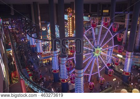 Genting Highlands, Malaysia- 23 Jul, 2022: View Of The Skytropolis Indoor Theme Park In Resorts Worl
