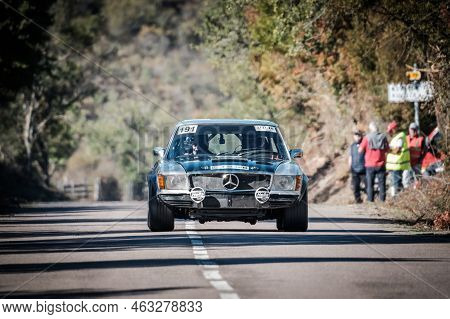 Novella, Corsica, France - 7th October 2022: Nicolas Maitre And Pierre Tissot Compete In Their Merce