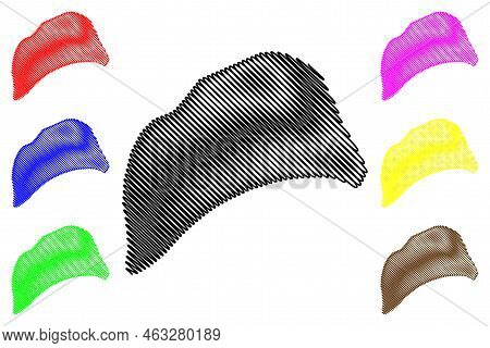 Lamu Island (republic Of Kenya, Indian Ocean) Map Vector Illustration, Scribble Sketch Lamu Map
