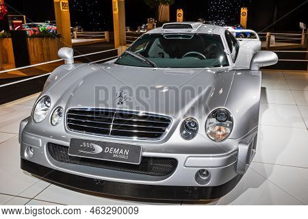 Mercedes-amg Clk-gtr Sports Car Showcased At The Autosalon 2020 Motor Show. Brussels, Belgium - Janu