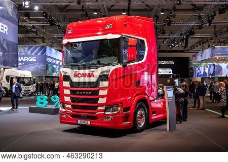 Scania 560 S Truck Presented At The Hannover Iaa Transportation Motor Show. Germany - September 20, 