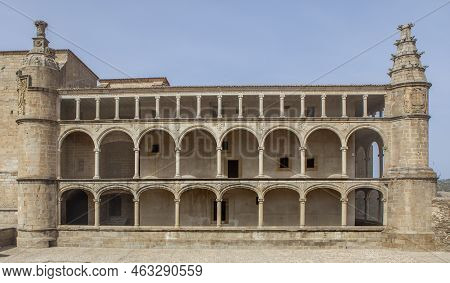 Convent Of San Benito, Charles V Arcade. Alcantara, Caceres, Extremadura, Spain