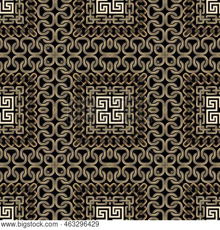 Chains Seamless Pattern. Ornamental Trendy Vector Background. Modern Patterned Repeat Plaid Tartan B