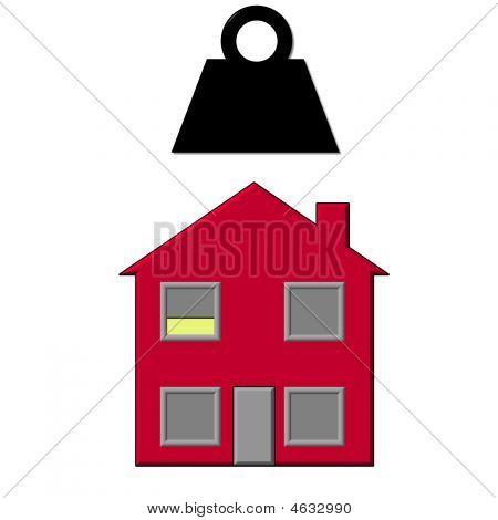 Casa con peso