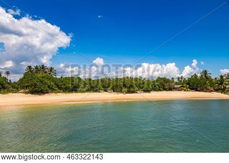 Midigama Tropical Beach In A Sunny Day In Sri Lanka