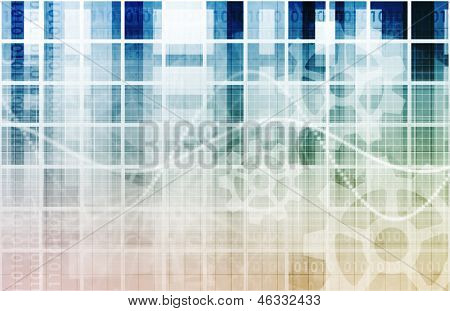 Webové aplikační databázový systém 3d pozadí