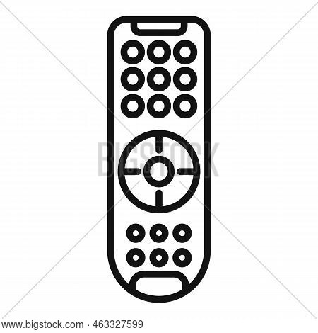Air Conditioner Remote Control Icon Outline Vector. Business Center. Monitor Process